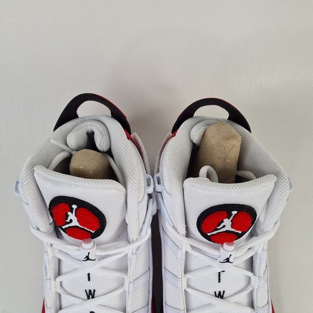 Nike Air Jordan 6 Rings Men Shoes Basketball White Leather - Picture 6 of 13